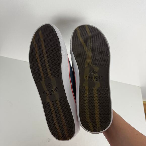 Sperry Bahama II SeaCycled Hybrid Boat Shoe Sneaker Blue Sz 10.5 - Picture 3 of 8